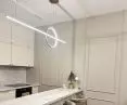 Nowoczesna lampa Led Geometrik w złotym kolorze
