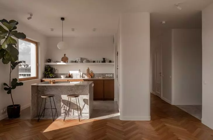 Each functional solution is subtly integrated into a minimalist arrangement, maintaining a balance between aesthetics and practicality