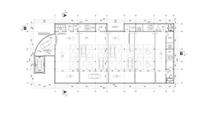 plan of level -2