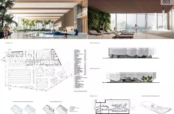 Distinction, pool interiors and projection