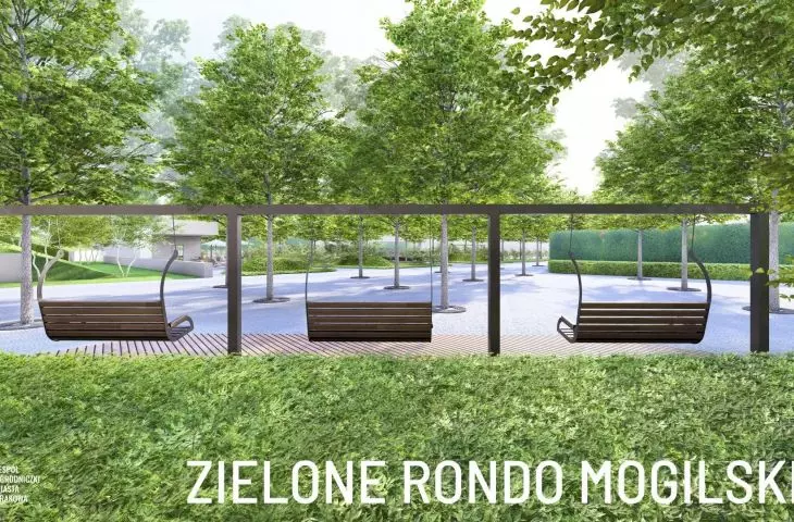 Green Mogilskie Roundabout project