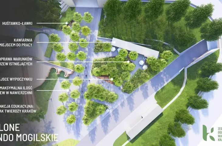 Green Mogilskie Roundabout project