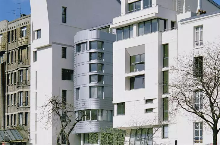 budynek mieszkalny na boulevard de Belleville, Paryż, 1989