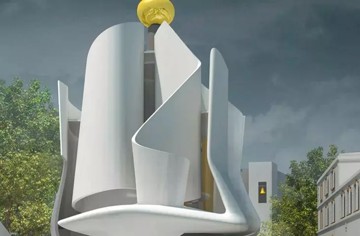 projekt konkursowy rosyjskiej cerkwi prawosławnej dla Paryża, 2010–2011
