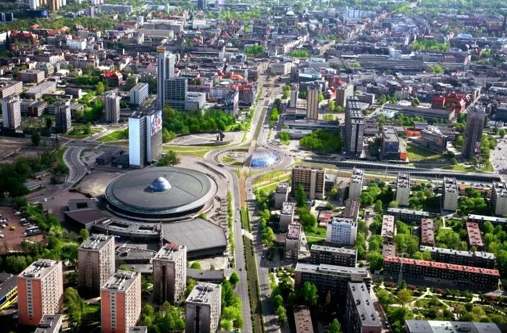 Downtown Katowice, 2007.