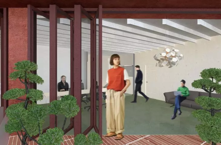 wizualizacja - coworking