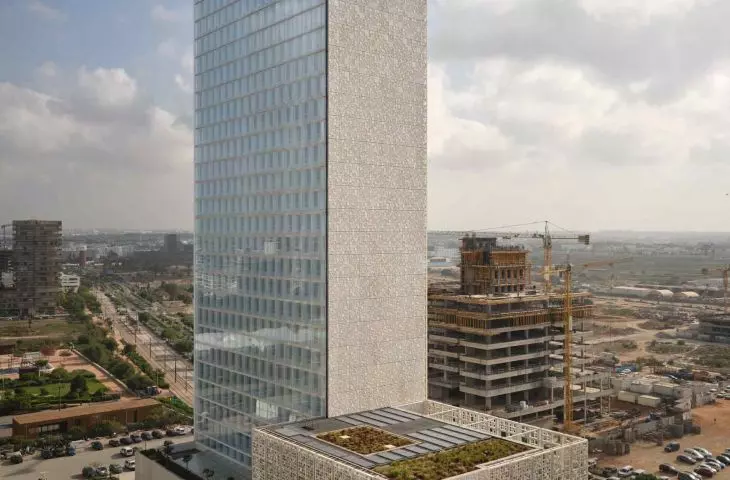 BCP Tower in Casablanca, Morocco