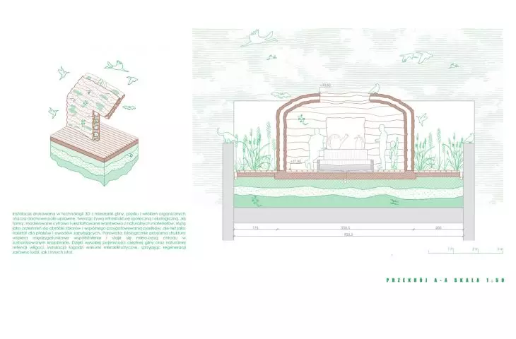cross-section A-A