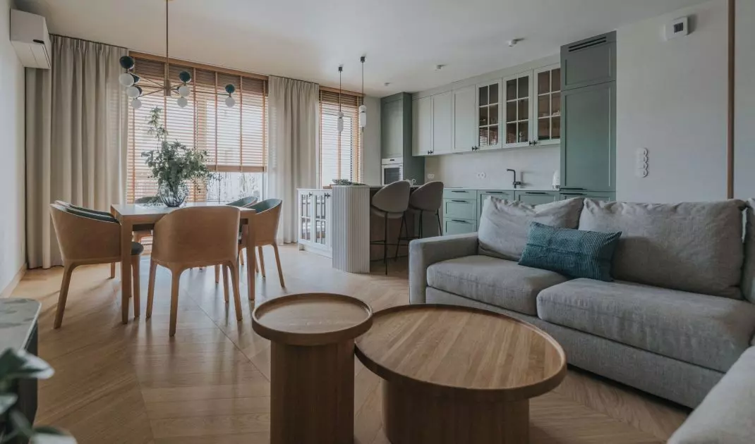 Interior of an apartment in Jeżyce