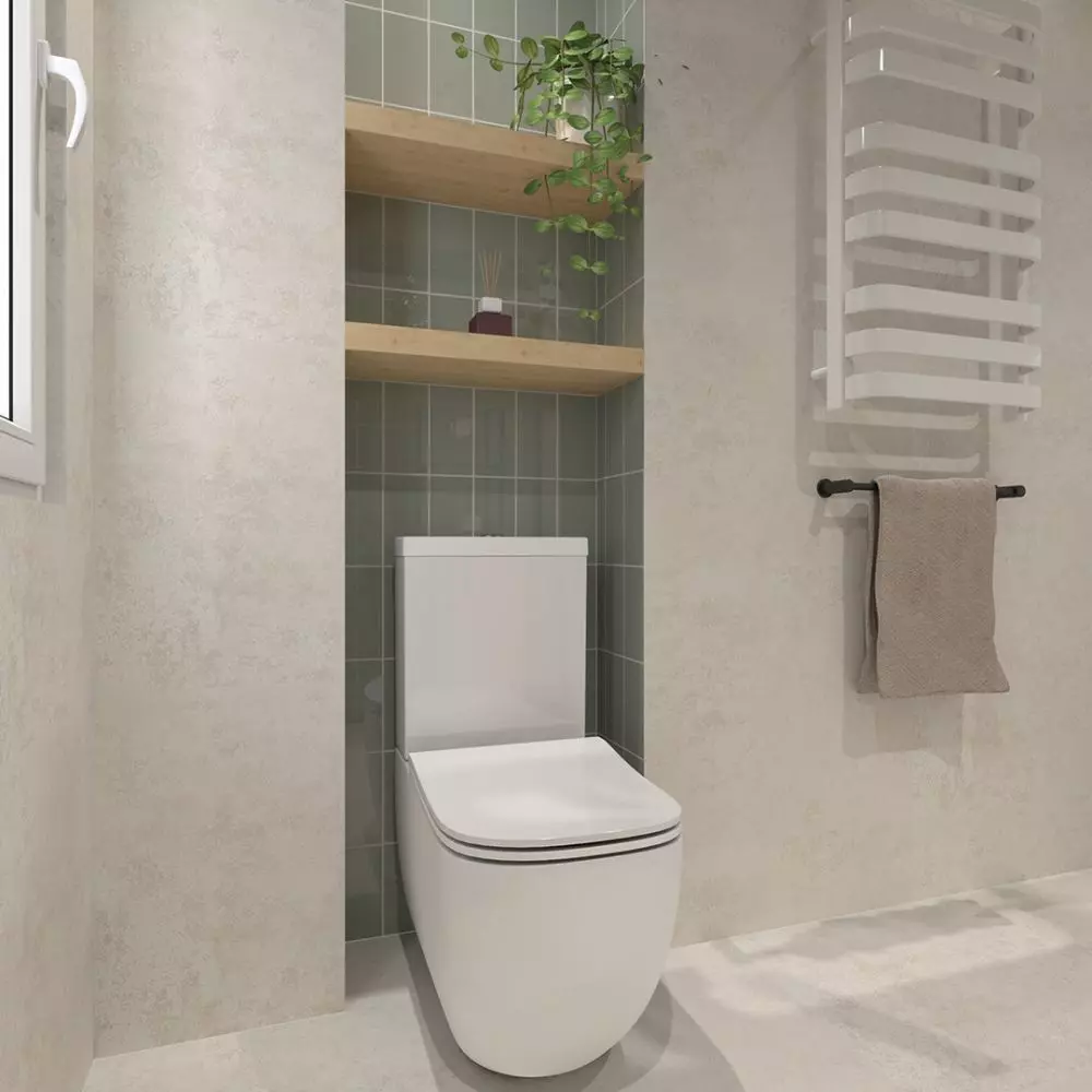 Ergoseat 3.0 compact, Scala White heater, Nias towel rack