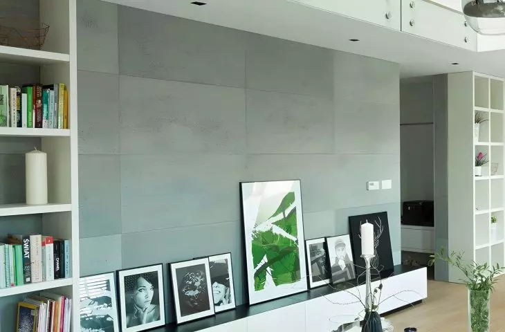 Architectural concrete as a strong accent in modern design