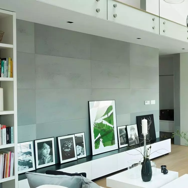 Architectural concrete as a strong accent in modern design