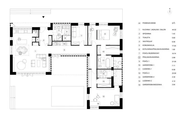Openwork house - projection