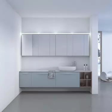 Kolekcja SKAGEN i szafki lustrzane NEO tworzą razem spójny zestaw