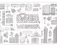 Urban cutout for Children's Day