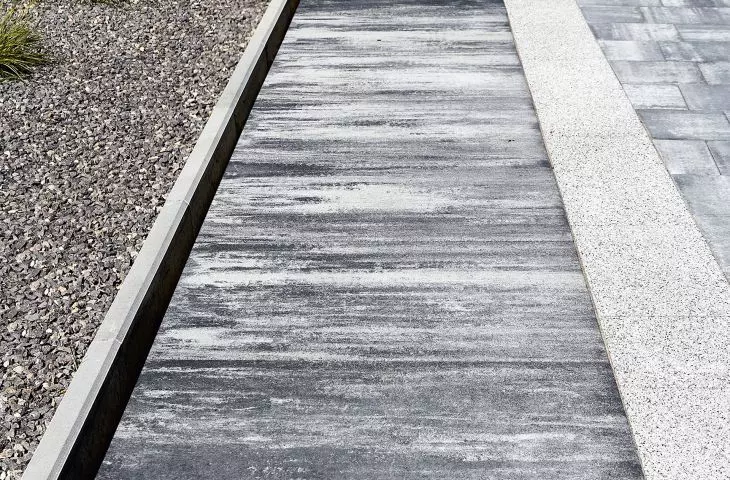 Boulevard onyx and Patio washed white