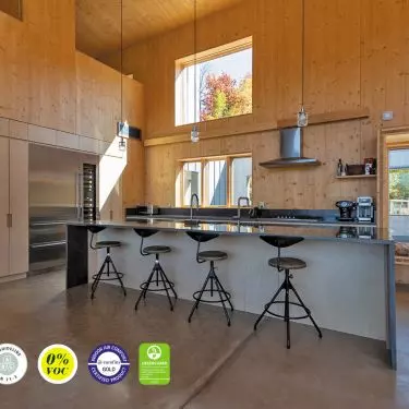 Thanks to their unique technologies, Rubio Monocoat products have received many internationally recognized certifications, including Eurofins Gold and GreenGuard Gold