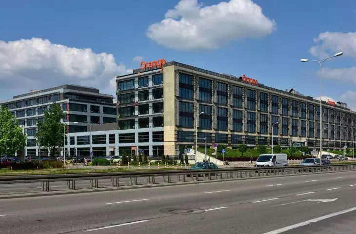 Orange's corporate headquarters in Warsaw