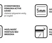 FUNKIA EVO – wyróżniki kabin prysznicowych