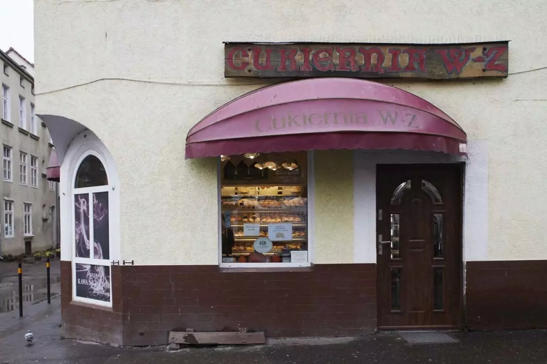 Wejście do kultowej cukierni W‑Z