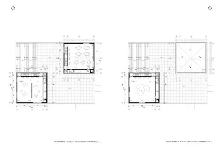 plan of level +1, plan of level 2