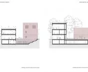 cross-section A-A, cross-section B-B