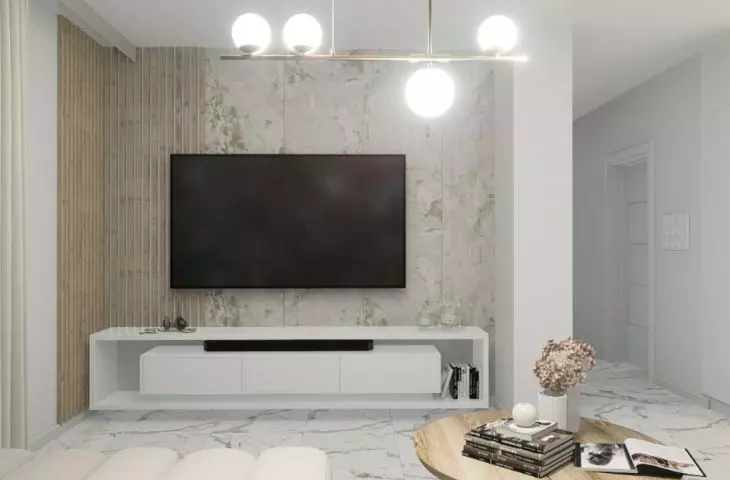 laths in the living room