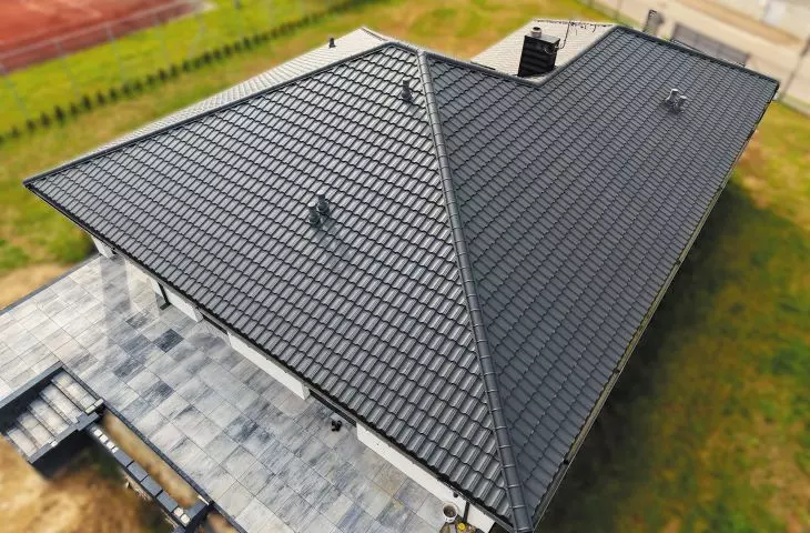VELA 7016 Ultramat metal roofing tile 