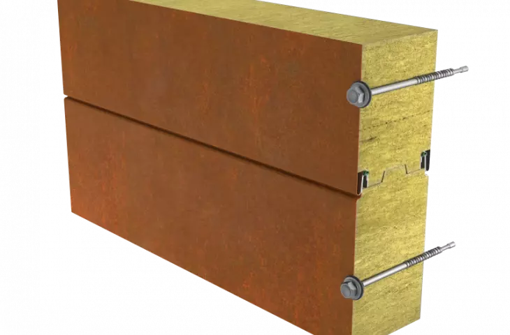 Wall sandwich panel nSPB WE Patina