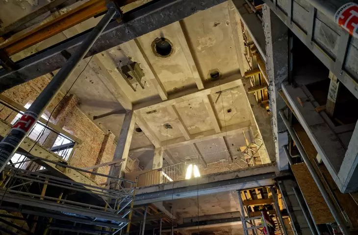 Works at the Brewhouse building