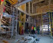 Works at the Brewhouse building