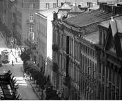 Fragment ulicy Starowiślnej w 1933 roku