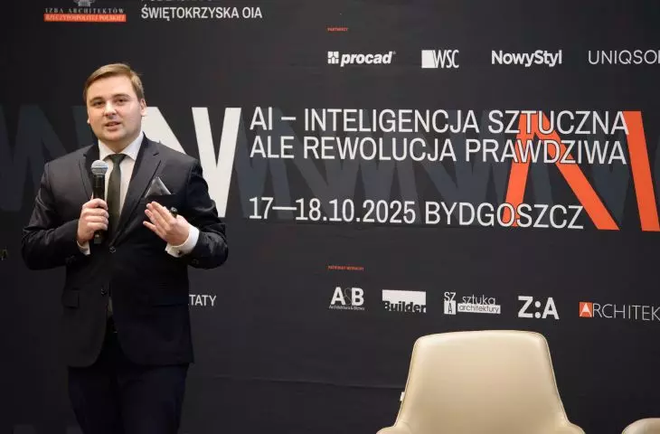 Kamil Giera (Ministerstwo Cyfryzacji) przedstawił kluczowe założenia unijnego AI Act i wynikające z niego obowiązki