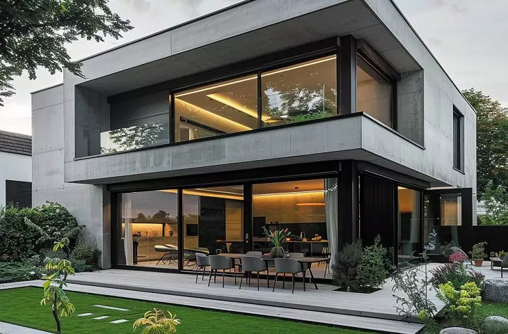 Modern glass fiber reinforced composite windows