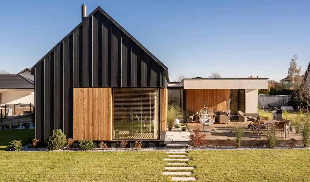 Atrium House in Oswiecim designed by MOKKA studio