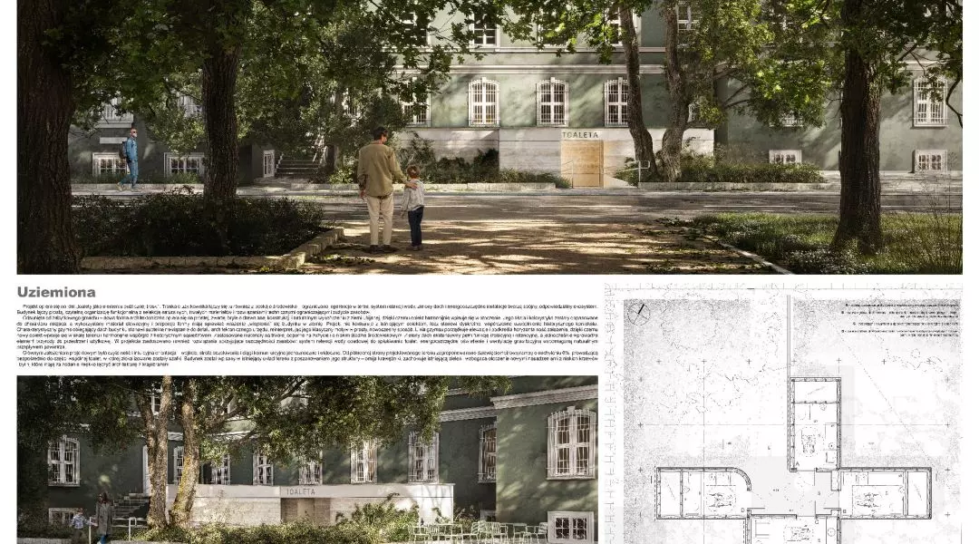 Grand Prix i nagroda specjalna w konkursie Projekt Łazienki 2025, proj.: Jakub Miśniakiewicz