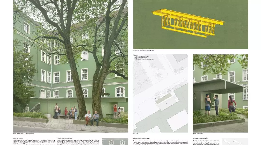 Wyróżnienie I stopnia w konkursie Projekt Łazienki 2025, proj.: Dawid Roszkowski