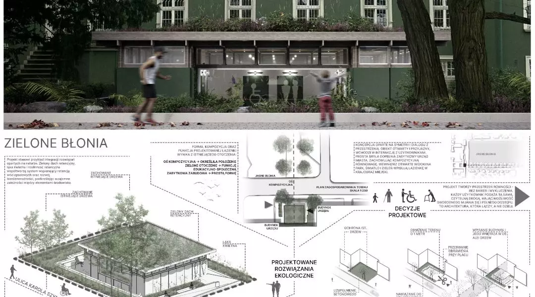 Wyróżnienie Debiut roku w konkursie Projekt Łazienki 2025, proj.: Arkadiusz Kuciński