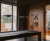 Pool table in the club room