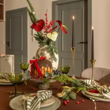 Mieszkanie w świątecznej odsłonie projektu Decoroom