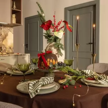 Mieszkanie w świątecznej odsłonie projektu Decoroom