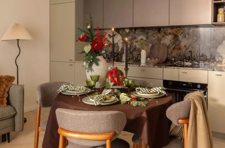 Mieszkanie w świątecznej odsłonie projektu Decoroom