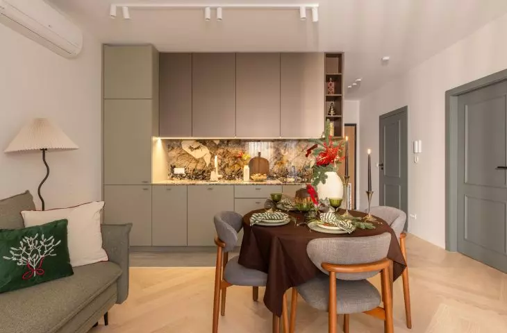 Mieszkanie w świątecznej odsłonie projektu Decoroom