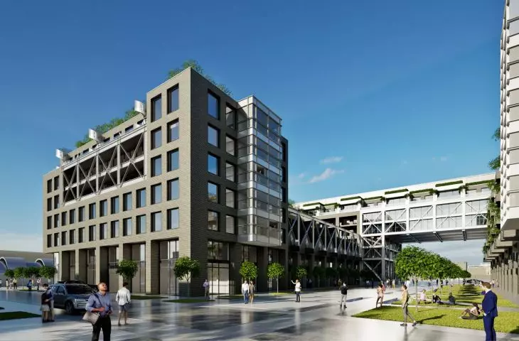 Apartamenty nad Dąbrówką przy ulicach Piotrkowskiej i Wólczańskiej w Łodzi