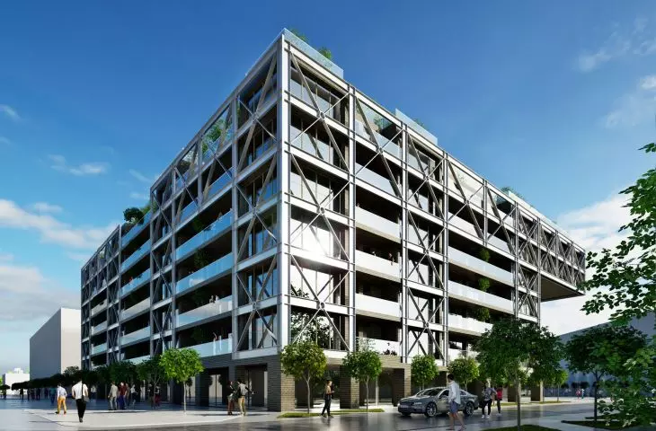 Apartamenty nad Dąbrówką przy ulicach Piotrkowskiej i Wólczańskiej w Łodzi