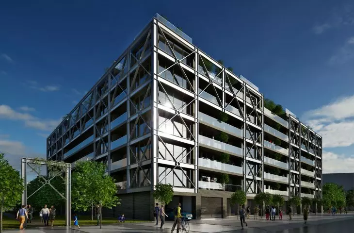 Apartamenty nad Dąbrówką przy ulicach Piotrkowskiej i Wólczańskiej w Łodzi