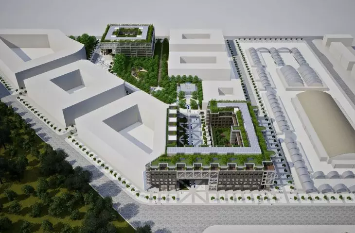 Apartamenty nad Dąbrówką przy ulicach Piotrkowskiej i Wólczańskiej w Łodzi