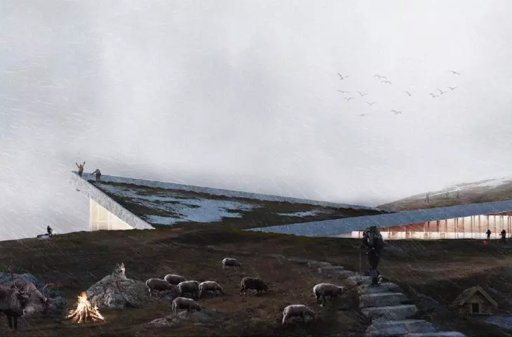 Project of a sports mountain guesthouse in the Żywiec Beskids
