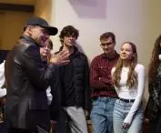 Cracow University of Technology students with Robert Konieczny
