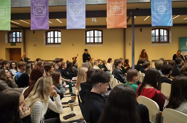 student questions at the Cracow University of Technology